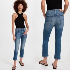 Edwin Women's Classic Blue Ankle Crop Denim Jeans - Size 30